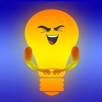 The yellow light scared Stock Illustration