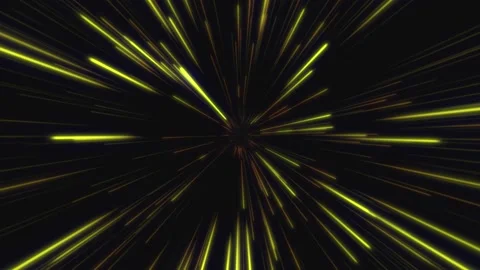 Yellow Light Speed Animation Video stock 154202375
