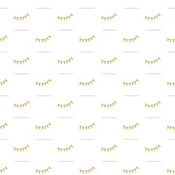 Yellow light strings creating festive seamless pattern background 스톡 일러스트