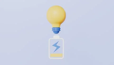 Yellow lightbulb, Creativity for business idea, idea loading concept Stock Illustration