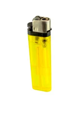 Yellow lighter Stock Photos