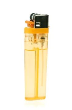 Yellow lighter Stock Photos
