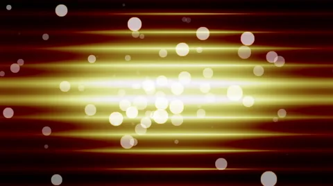Yellow lightes  with circles Stock Footage 40625577