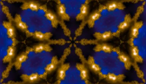 Yellow lighting pattern Stock Illustration