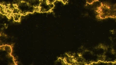 Yellow lightning bolts. outer space. background animation Stock Footage 277869587