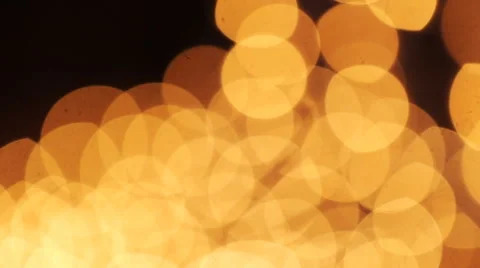 Yellow lights in boke effect Stock Footage 63863904