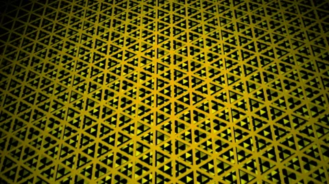 Yellow lights triange 스톡 동영상 45378617