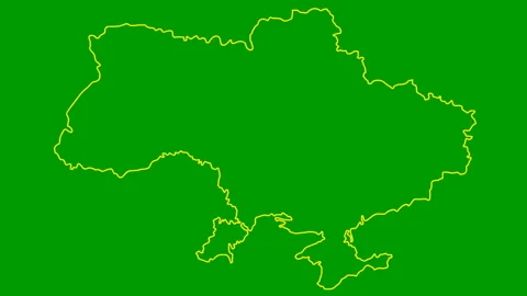 Yellow line map green Stock Footage 231414181