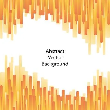 Yellow lines abstract vector background Stock Illustration