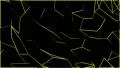 Yellow lines and black background, seamless looping. HD Footage