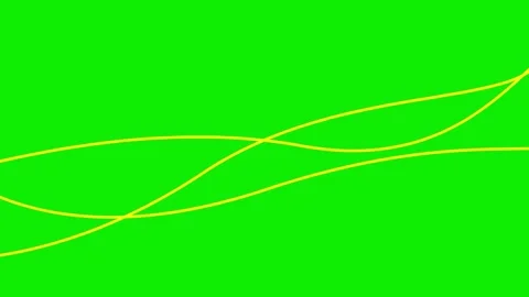 Yellow lines green Video stock 237274820