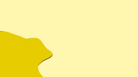 Yellow liquid abstract wave animation Stock Footage 326371490