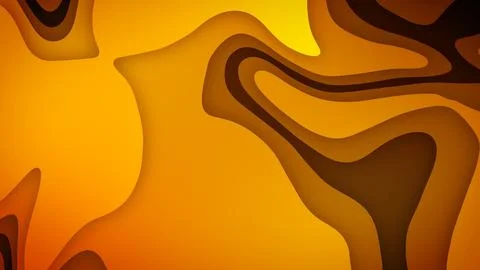 Yellow liquid elegant abstract background, Halloween theme Stock Photos