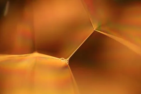 Yellow liquid glowing background, colourful macro abstraction Stock Illustration