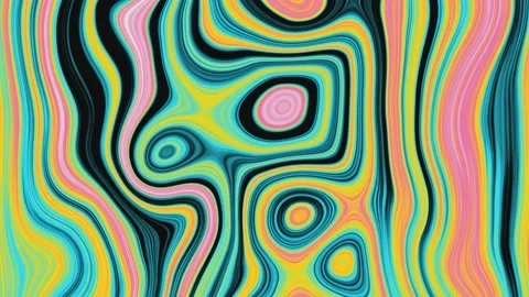 Yellow Liquid Ink Animation Background Stock Footage 186941643