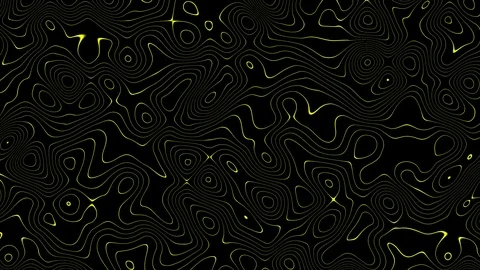 Yellow Liquid Lines Видео 126654721