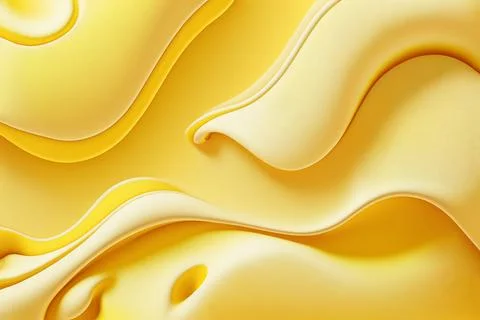 Yellow liquid pastel background Stock Illustration