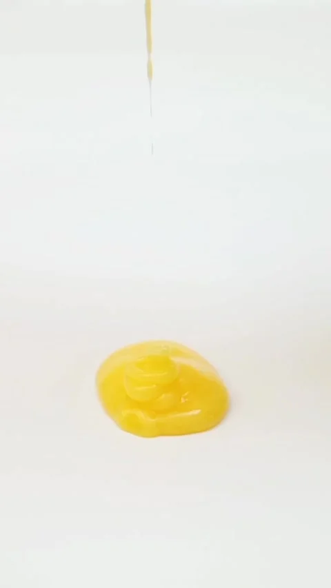 Yellow liquid texture face wash, shampoo, cleanser, cosmetic or skincare product Video stock 294963715