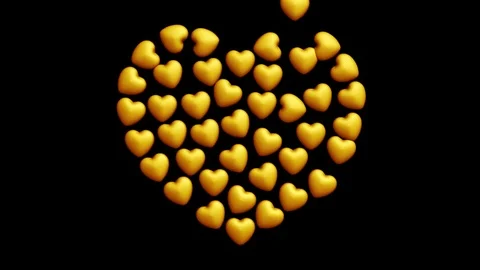 Yellow love cookie Stock-Footage 94995940