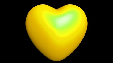 Yellow love dance Stock Footage 94996070
