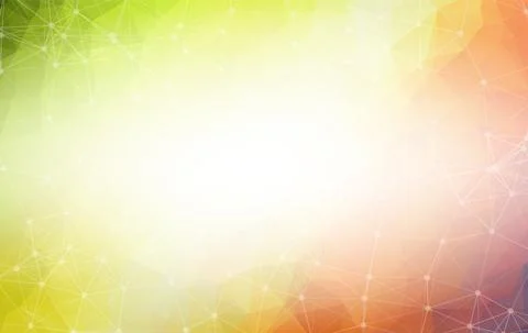 Yellow low poly background. Polygonal design pattern. Bright mosaic modern ge Stock Illustration