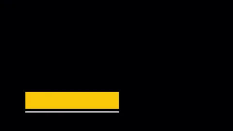 Yellow lower third name and title space text and logo. Animation in out. Stock Footage 287264510