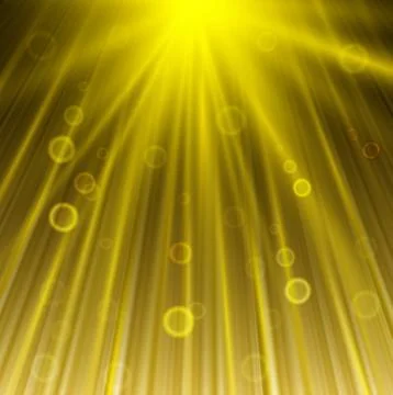 Yellow magic abstract background Stock Illustration