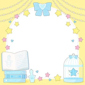 Yellow magic potion experiment frame 1 Stock Illustration