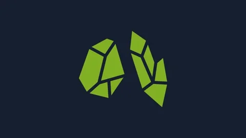 Yellow Magic stone icon isolated on blue background. Fantasy crystal. Jewelry Video stock 232243191