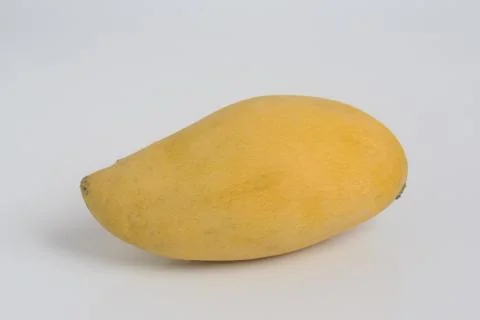 Yellow  mango on white background Foto stock