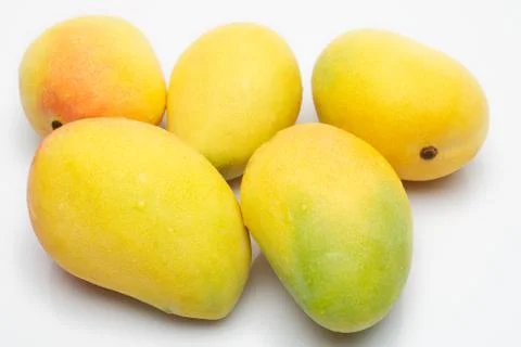 Yellow mangos Stock Photos