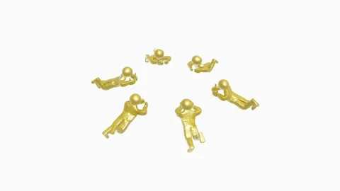 Yellow mans Stock Footage 106090773