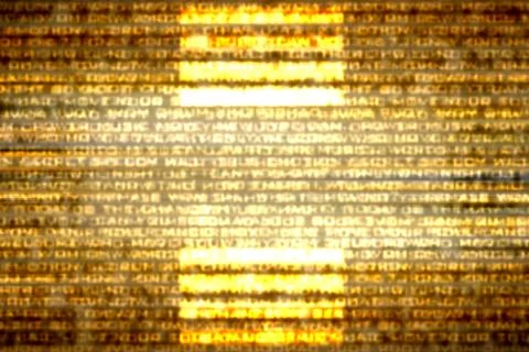 Yellow Matrix Illustrazione stock