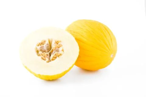 Yellow melon Stock Photos