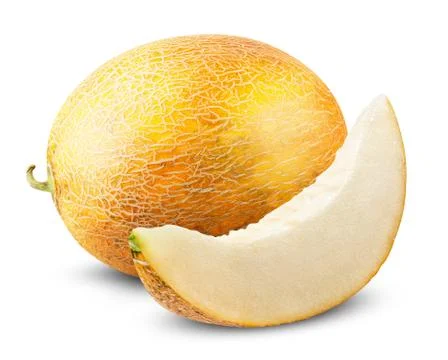 Yellow melon Stock Photos