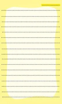 Yellow memo note paper background Stock-Illustration