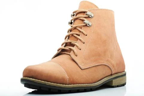 Yellow men boot Stock Photos