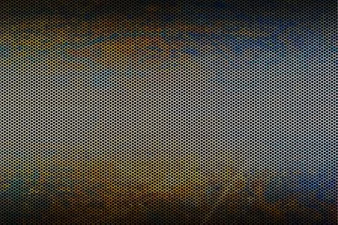 Yellow metallic mesh background texture Stock Illustration