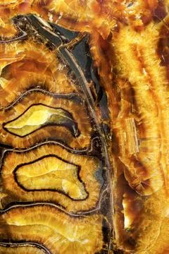 Yellow mineral pattern Stock Photos