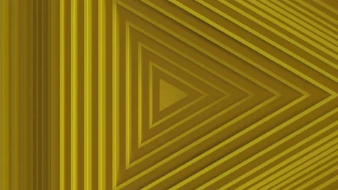 Yellow minimalism Abstract pattern of triangles, play with the effect of displac Stock Footage 154161424