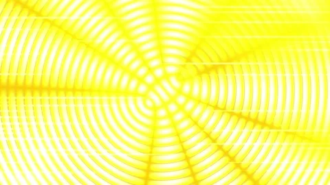 Yellow moire pattern animation background Stock Footage 231460099