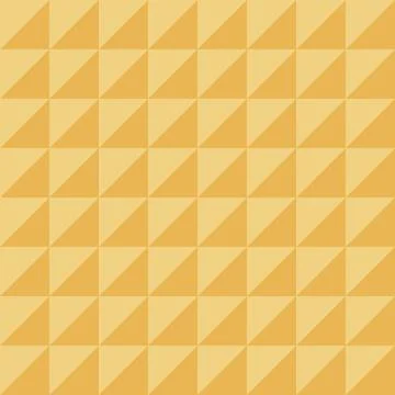 Yellow monochrome triangle 3D pattern    Illustrazione stock