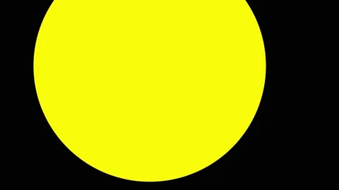 Yellow moon light effect,best animation in 4k. Stock Footage 201025925