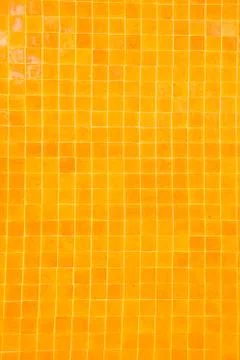 Yellow mosaic Stock Photos