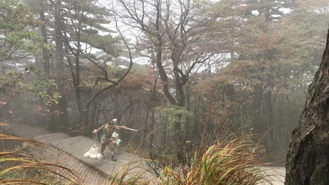 Yellow Mountains Vídeo Stock 122261751