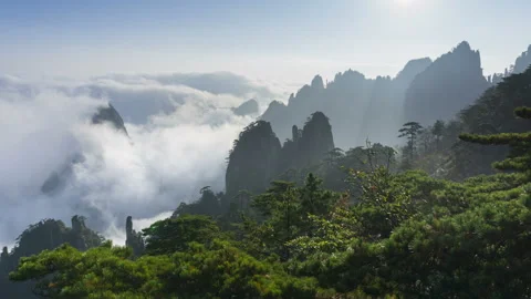 Yellow Mountains Vídeo Stock 122452553