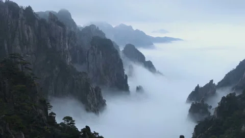 Yellow Mountains Vídeo Stock 122963772