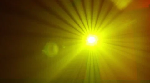 Yellow moving light beam 库存影片 31688440