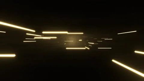 Yellow Neon Abstract SciFi Strobe Array Background VJ Loop in 4K Stock-Footage 334718869