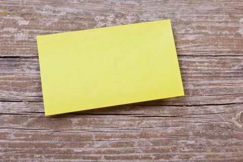 Yellow note Stock Photos
